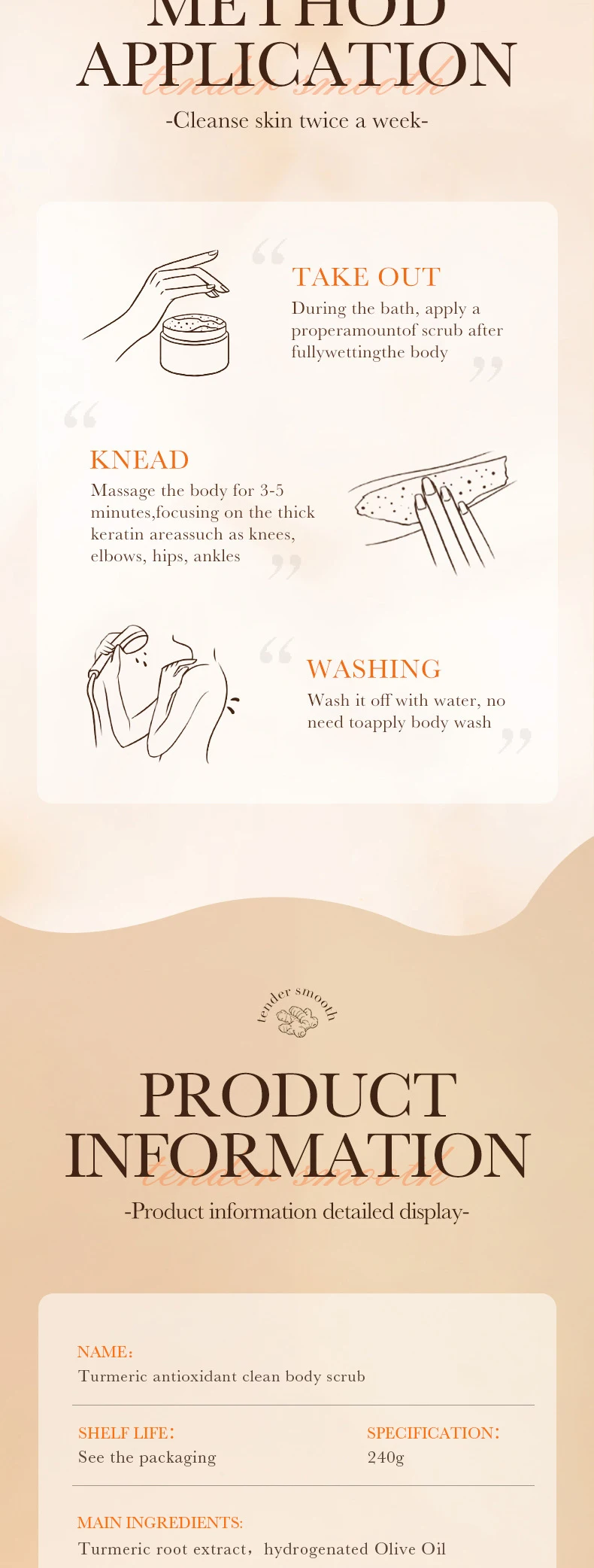 turmeric body scrub