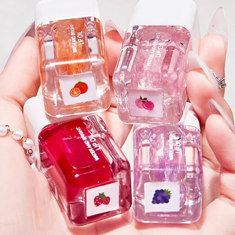 Natural Vitamin E Shiny Enhancer Moisturizing Lip Plumper Lip Oil 