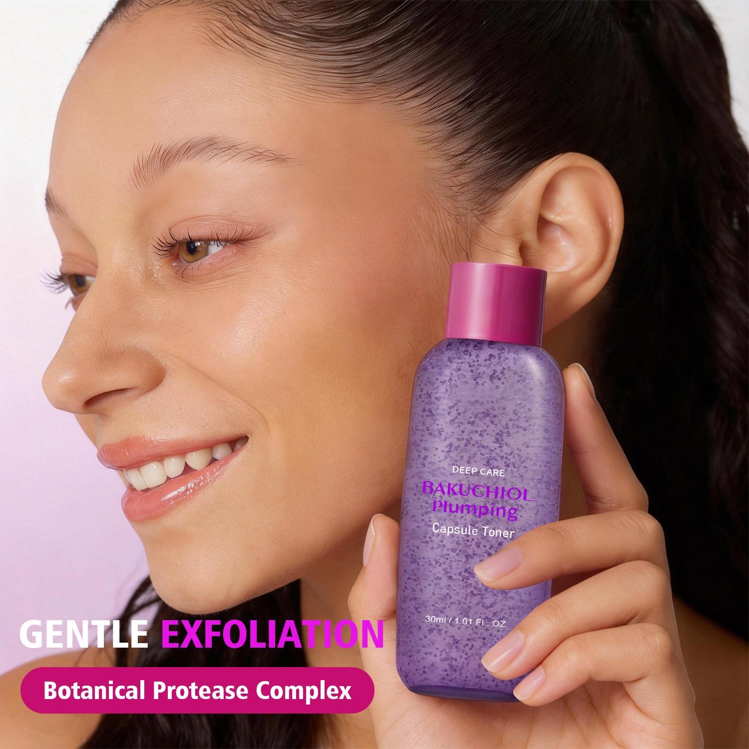 Bakuchiol Capsule Toner for Plumping & Hydration | OEM/ODM Skincare