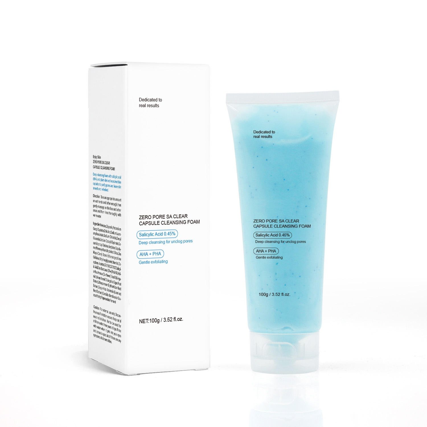 Salicylic Acid Pore Cleansing Foam | Gentle Exfoliating Cleanser OEM Private Label